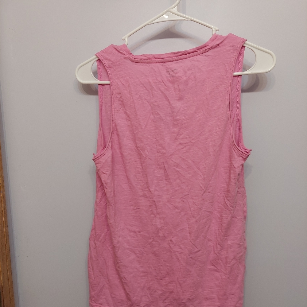 Madewell Pink V-Neck Tank Top womens small - Picture 6 of 6